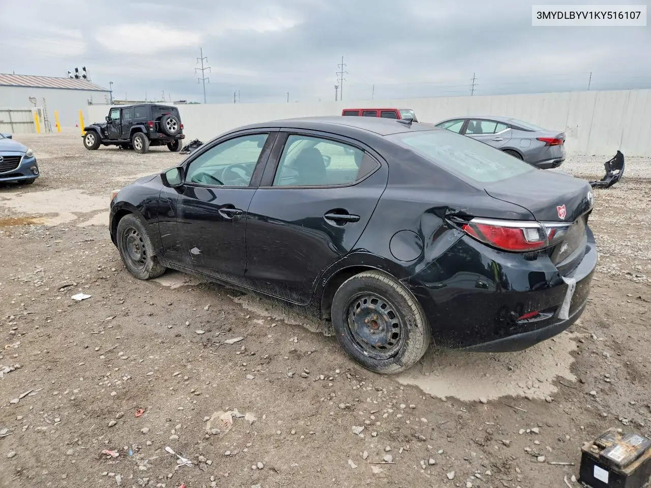 2019 Toyota Yaris L VIN: 3MYDLBYV1KY516107 Lot: 60763176