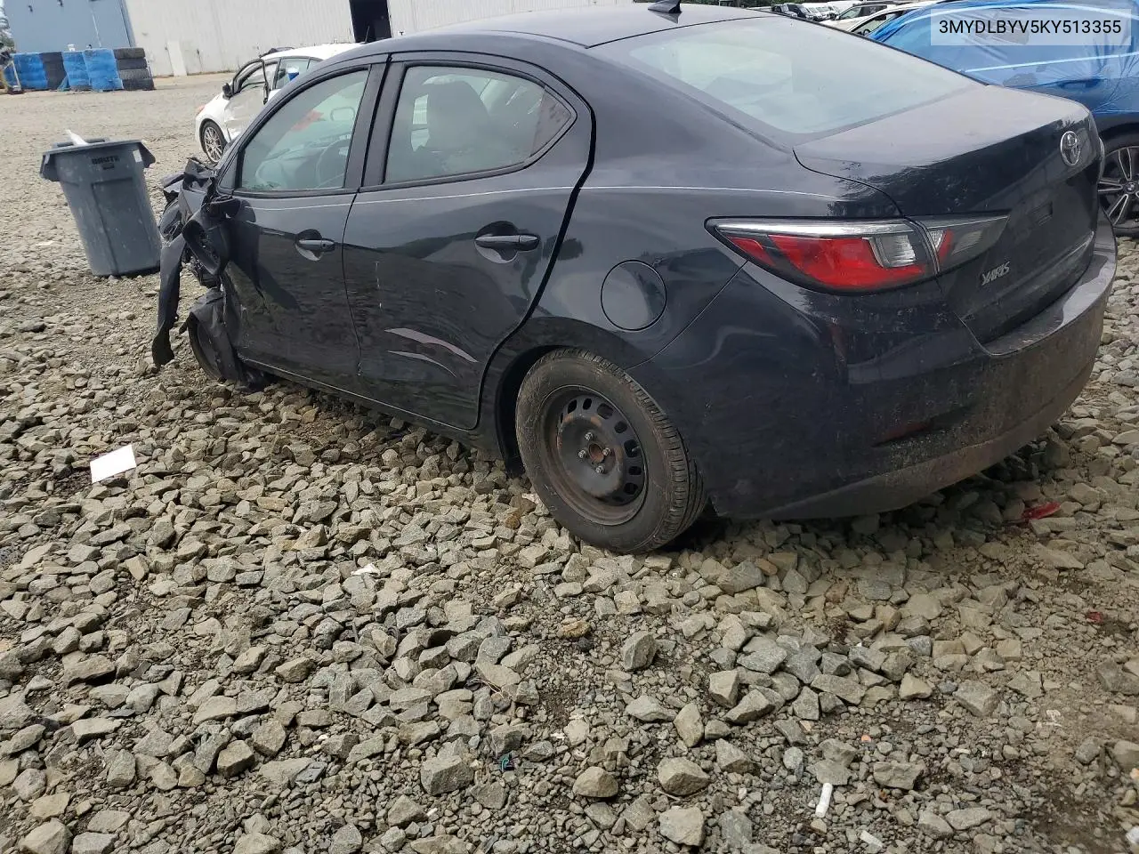 2019 Toyota Yaris L VIN: 3MYDLBYV5KY513355 Lot: 60792316