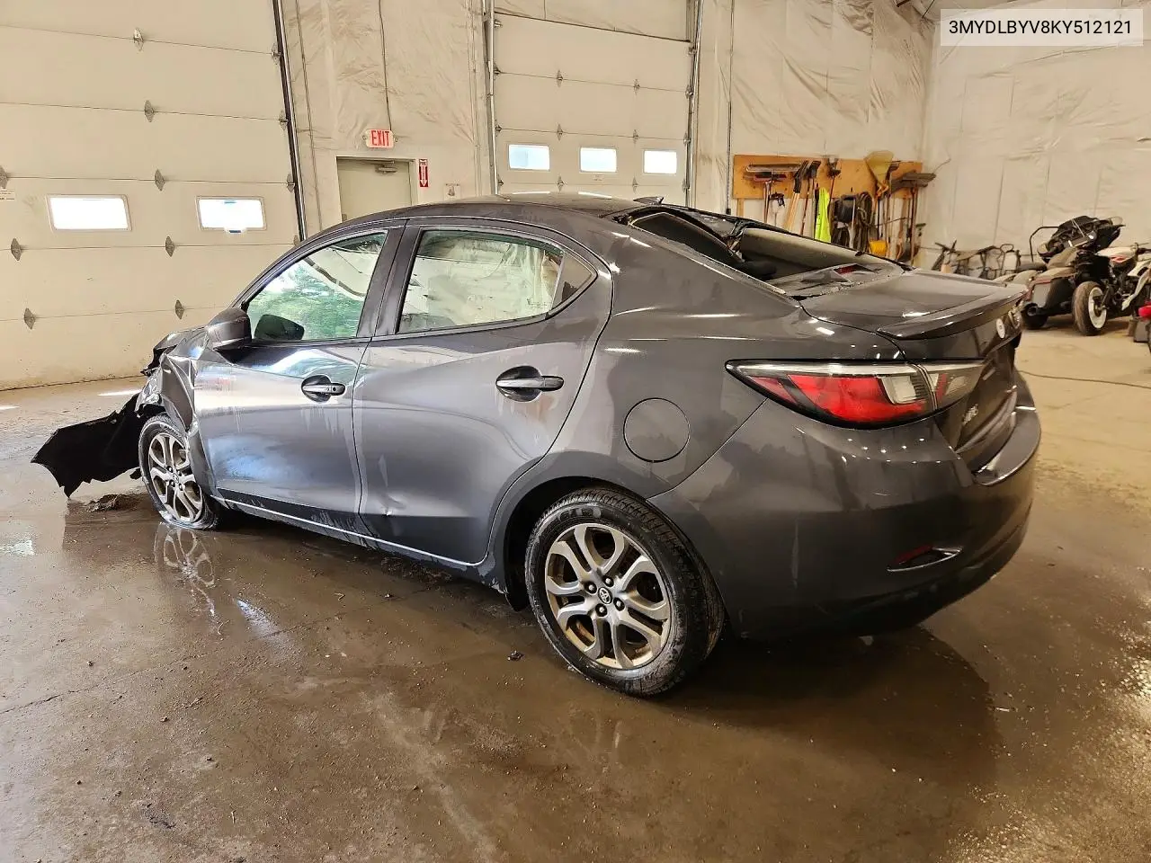 2019 Toyota Yaris Le VIN: 3MYDLBYV8KY512121 Lot: 60888716
