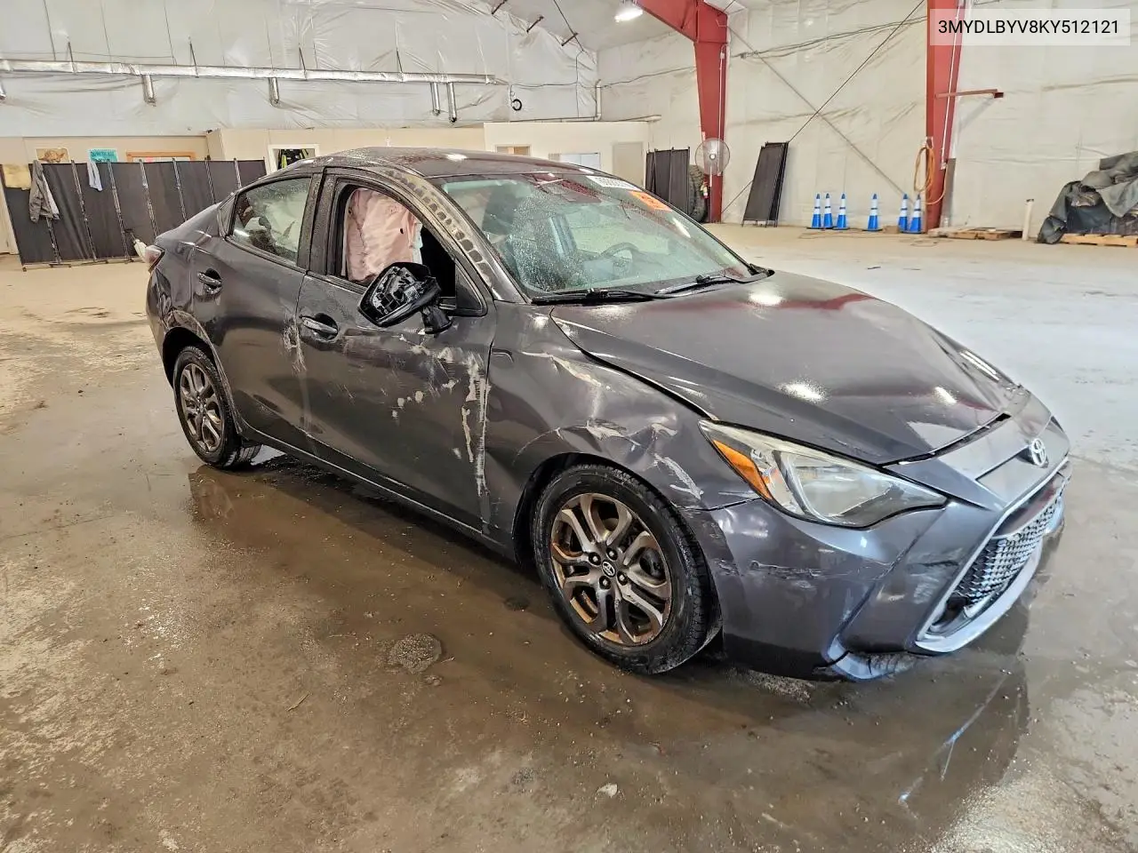 2019 Toyota Yaris Le VIN: 3MYDLBYV8KY512121 Lot: 60888716