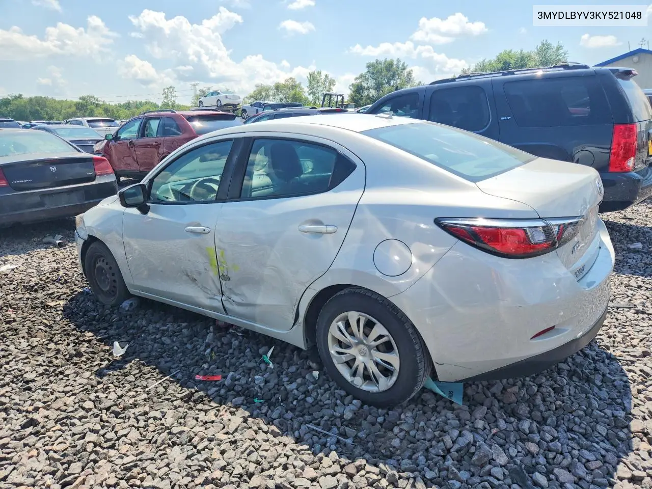 2019 Toyota Yaris L VIN: 3MYDLBYV3KY521048 Lot: 61146306