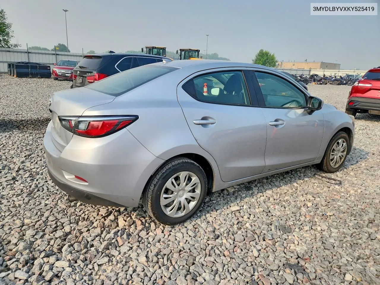 2019 Toyota Yaris L VIN: 3MYDLBYVXKY525419 Lot: 61565466