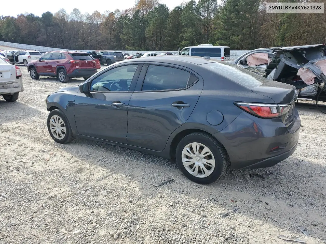 3MYDLBYV4KY520328 2019 Toyota Yaris L