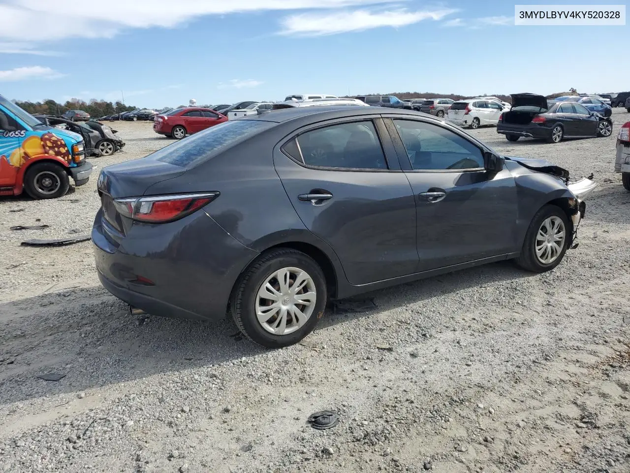 3MYDLBYV4KY520328 2019 Toyota Yaris L
