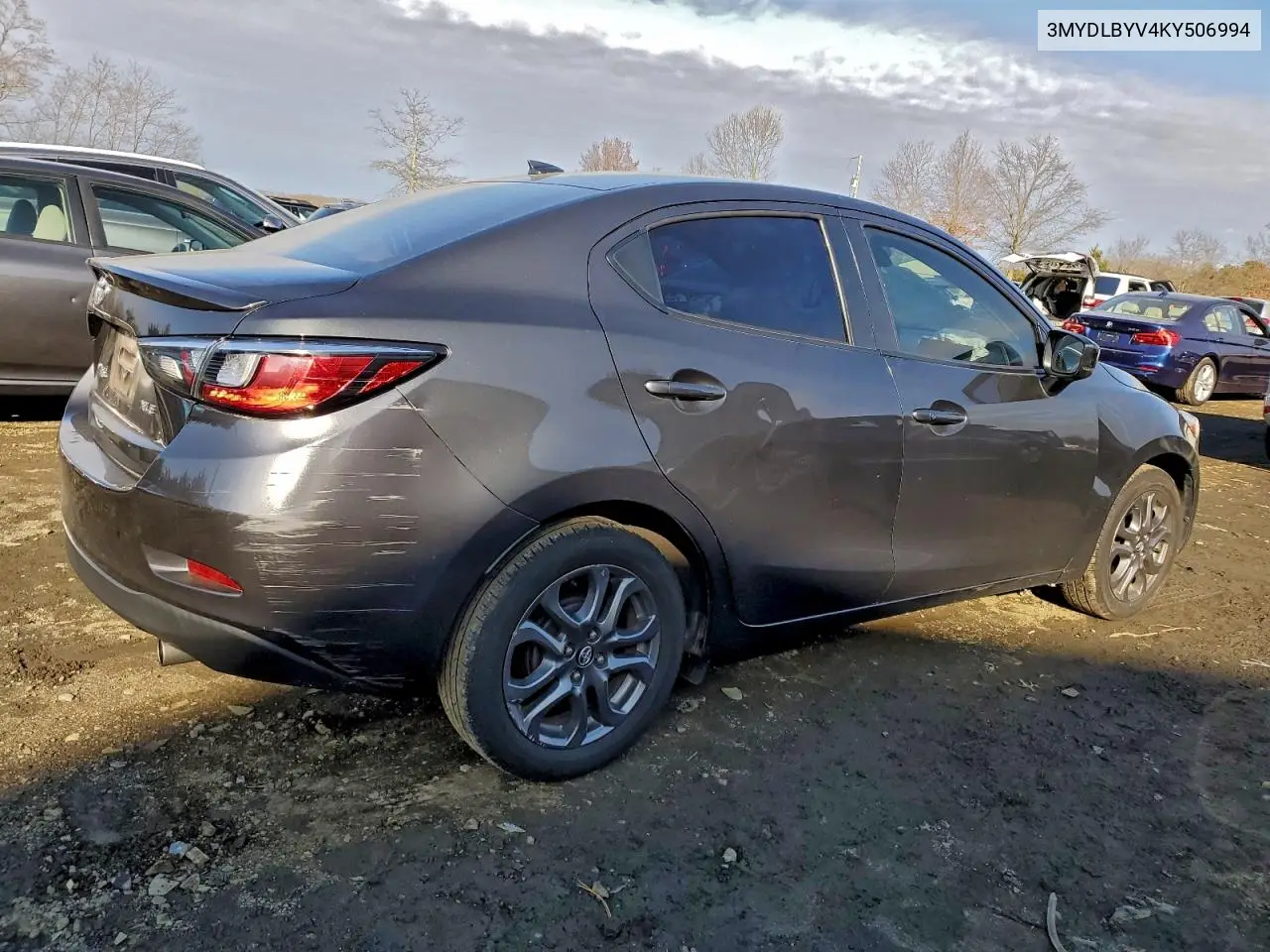 3MYDLBYV4KY506994 2019 Toyota Yaris L