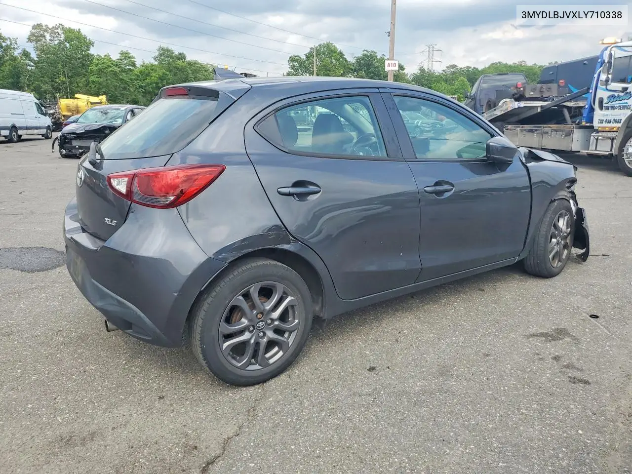 2020 Toyota Yaris Hatchback Xle VIN: 3MYDLBJVXLY710338 Lot: 56831756