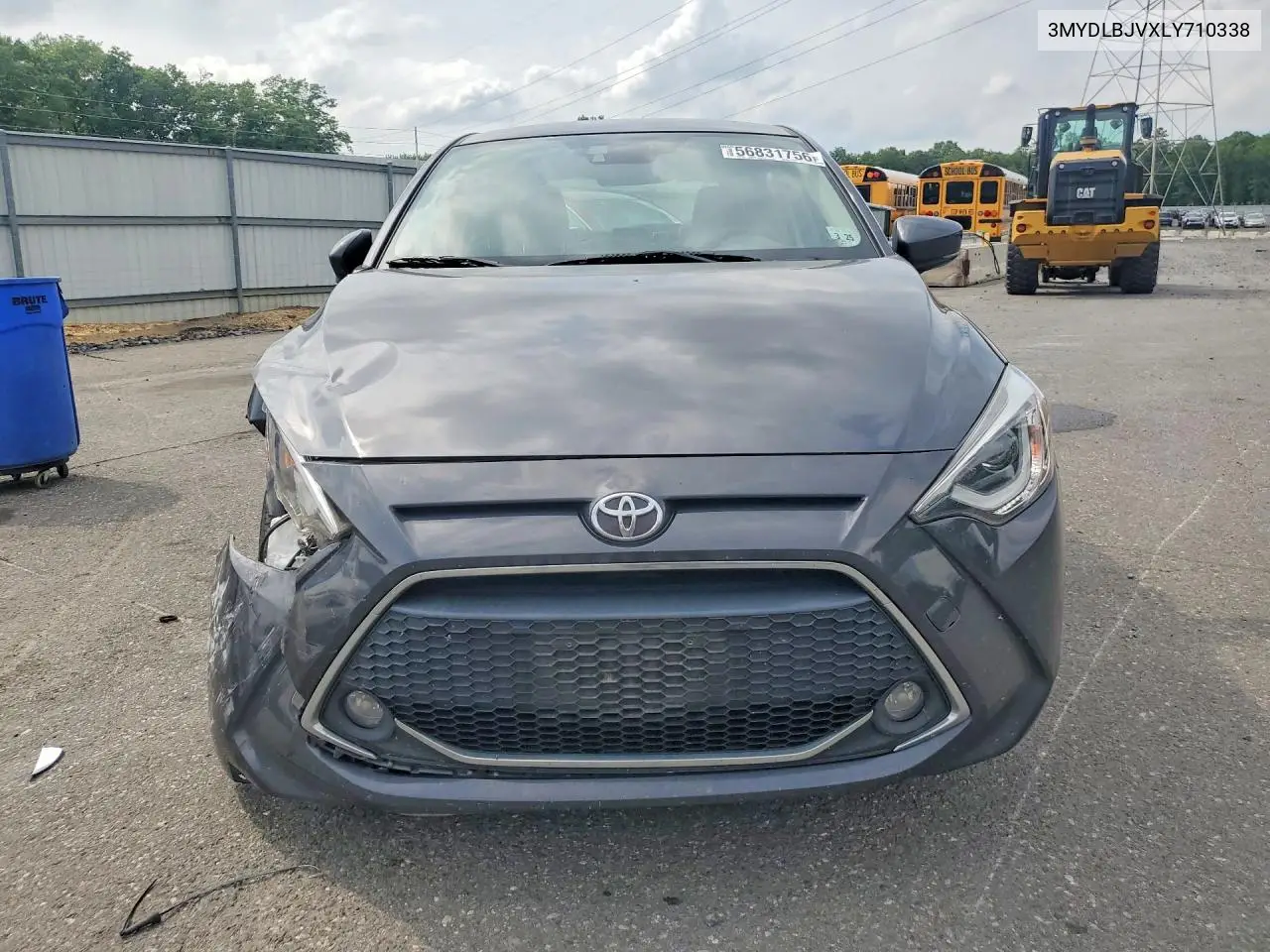 2020 Toyota Yaris Hatchback Xle VIN: 3MYDLBJVXLY710338 Lot: 56831756