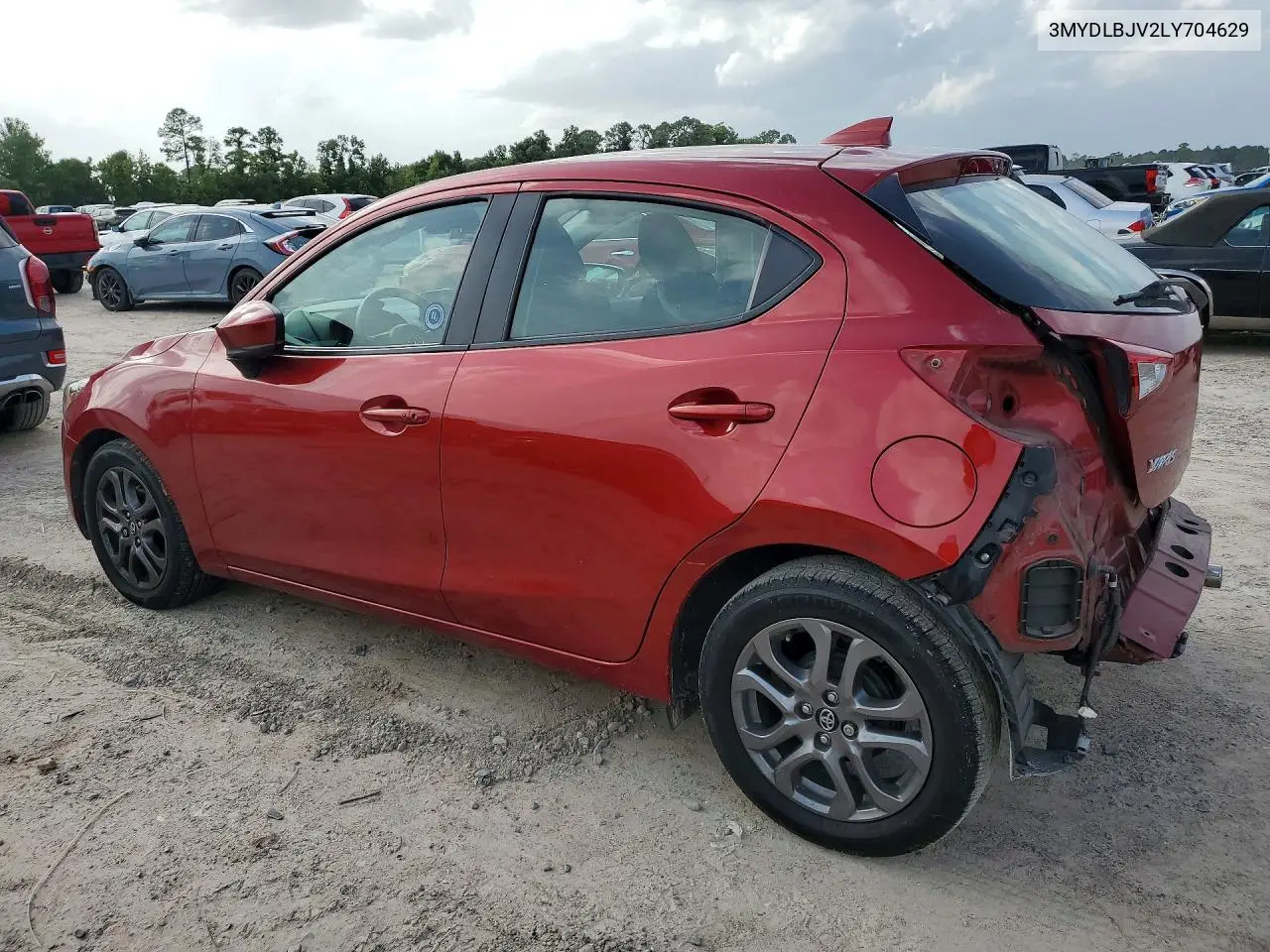 2020 Toyota Yaris Hatchback Le VIN: 3MYDLBJV2LY704629 Lot: 60978026