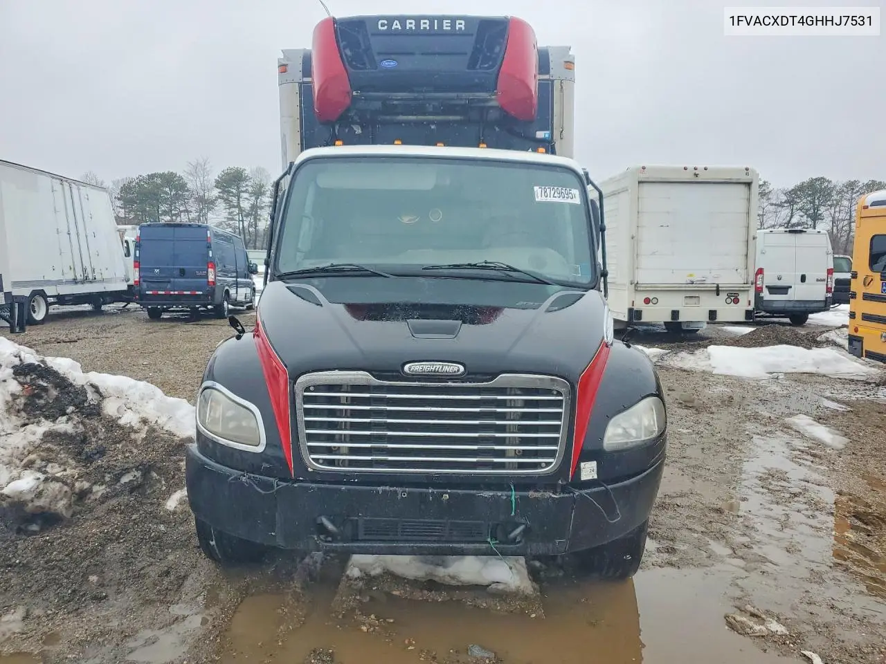 2016 Freightliner Business Class M2 Refrigerated Box Truck VIN: 1FVACXDT4GHHJ7531 Lot: 78729695