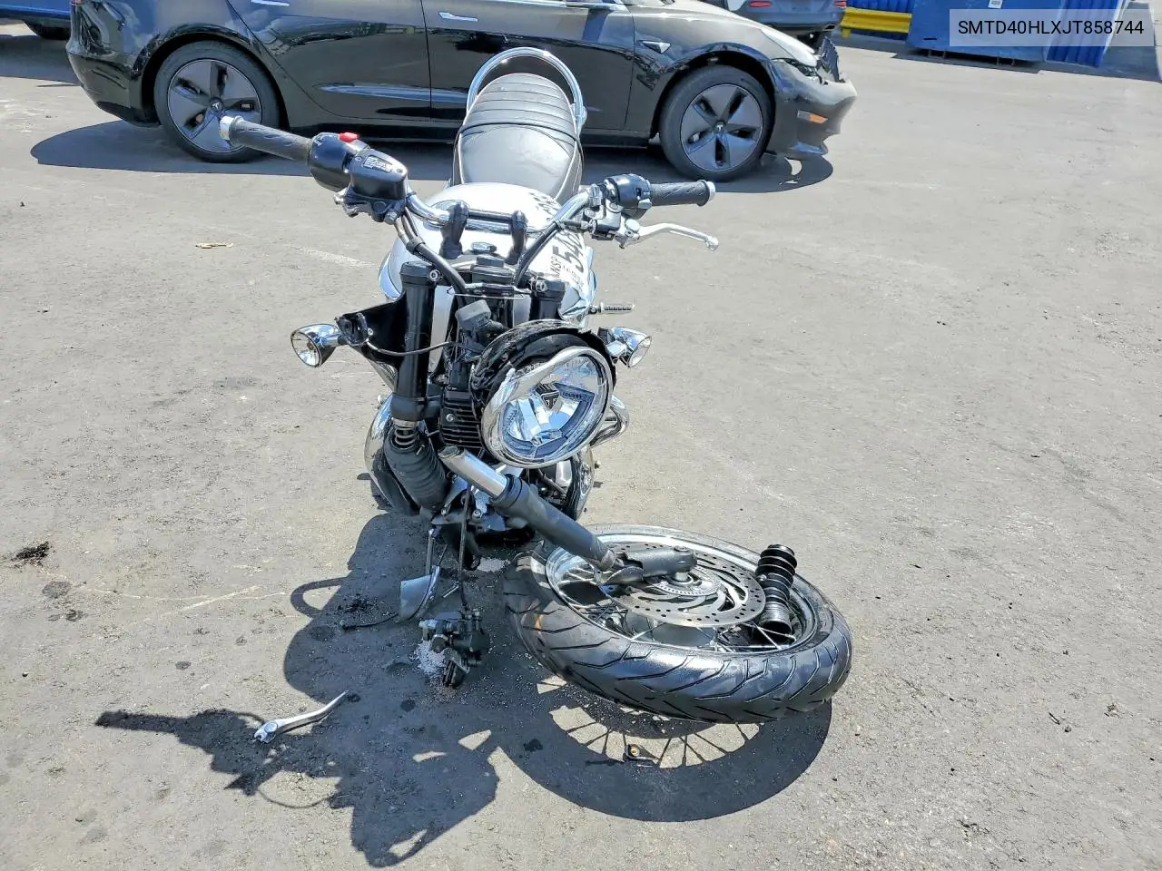 2018 Triumph Motorcycle Bonneville T120 VIN: SMTD40HLXJT858744 Lot: 54826356