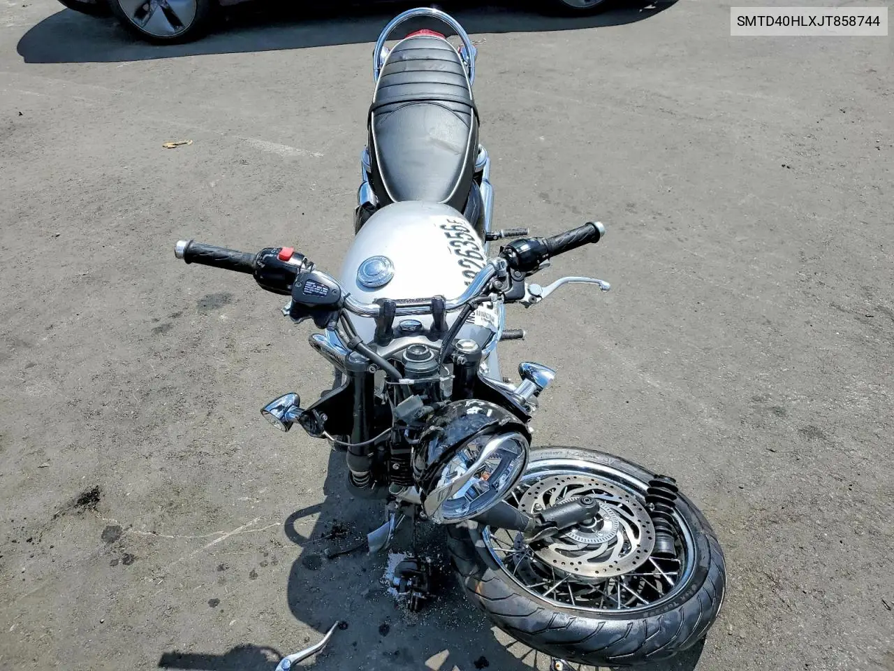 2018 Triumph Motorcycle Bonneville T120 VIN: SMTD40HLXJT858744 Lot: 54826356