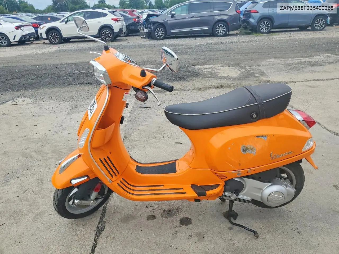 2011 Vespa Lx 150Ie VIN: ZAPM688F0B5400068 Lot: 59801326
