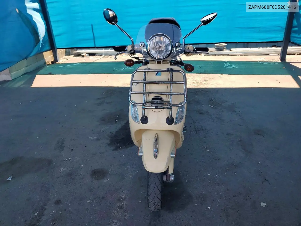 2013 Vespa Lx 150Ie VIN: ZAPM688F6D5201416 Lot: 58209986