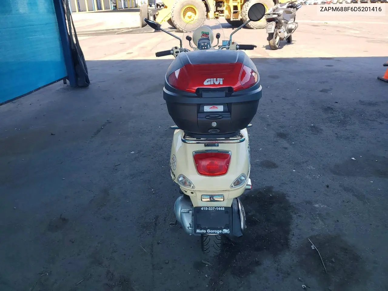 2013 Vespa Lx 150Ie VIN: ZAPM688F6D5201416 Lot: 58209986