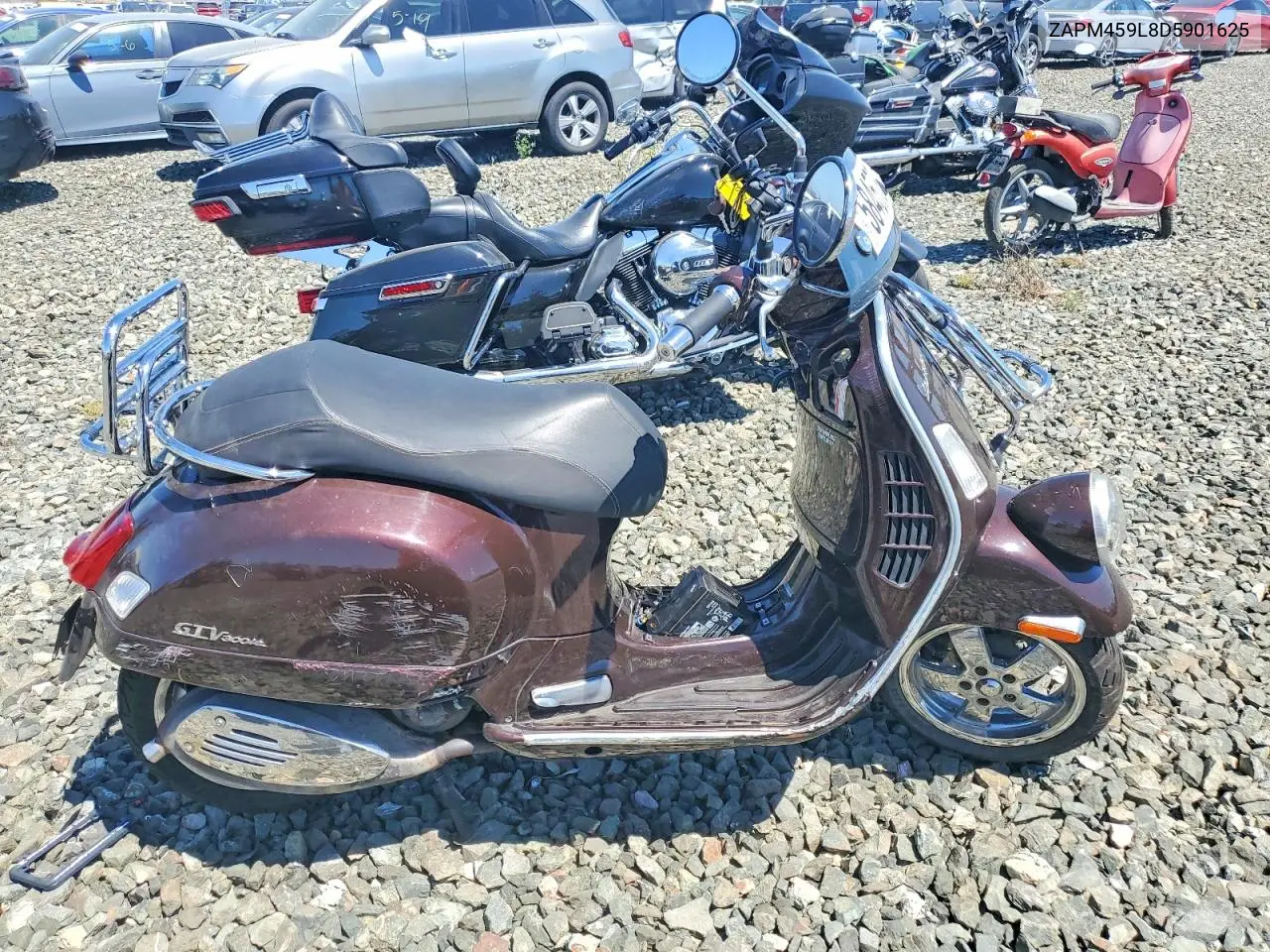 2013 Vespa Gts 300 Super VIN: ZAPM459L8D5901625 Lot: 58457336
