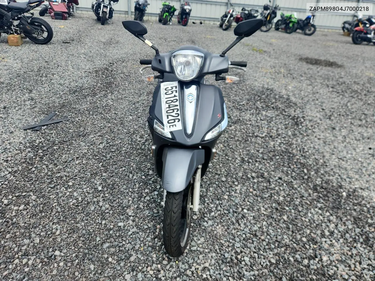 2018 Piaggio 150Cc VIN: ZAPM898G4J7000218 Lot: 55184626