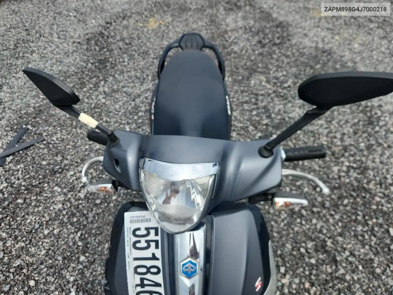 2018 Piaggio 150Cc VIN: ZAPM898G4J7000218 Lot: 55184626