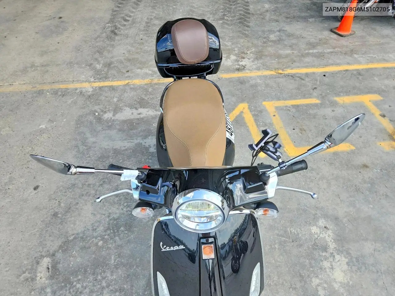 2021 Vespa Primavera/Sprint 150 VIN: ZAPM818G6M5102705 Lot: 48222386