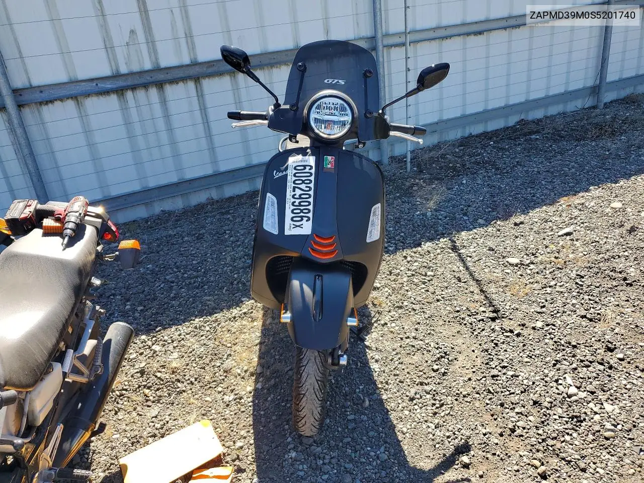 2025 Vespa Gts/Sei Giorni 300 VIN: ZAPMD39M0S5201740 Lot: 60829986