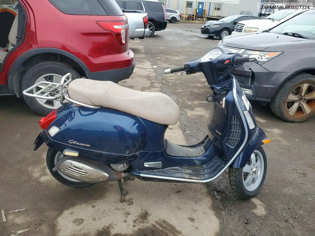2008 Vespa Gts 250 VIN: ZAPM459L885007324 Lot: 73222985
