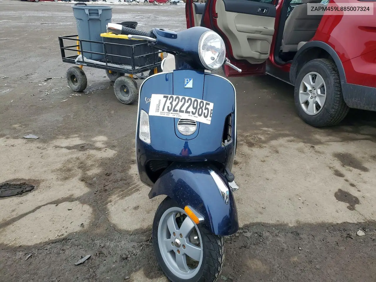 2008 Vespa Gts 250 VIN: ZAPM459L885007324 Lot: 73222985