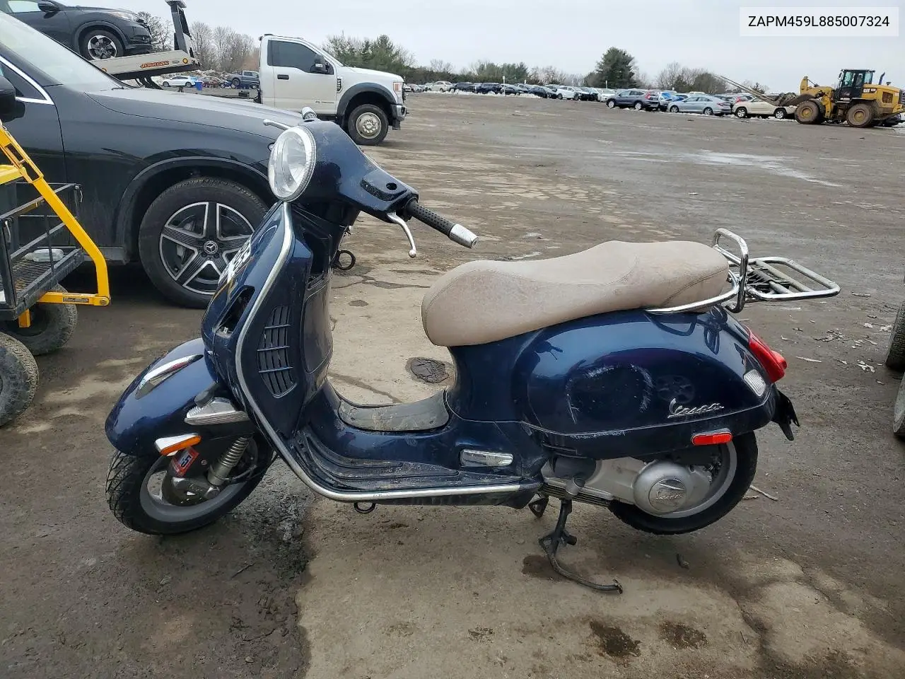 2008 Vespa Gts 250 VIN: ZAPM459L885007324 Lot: 73222985