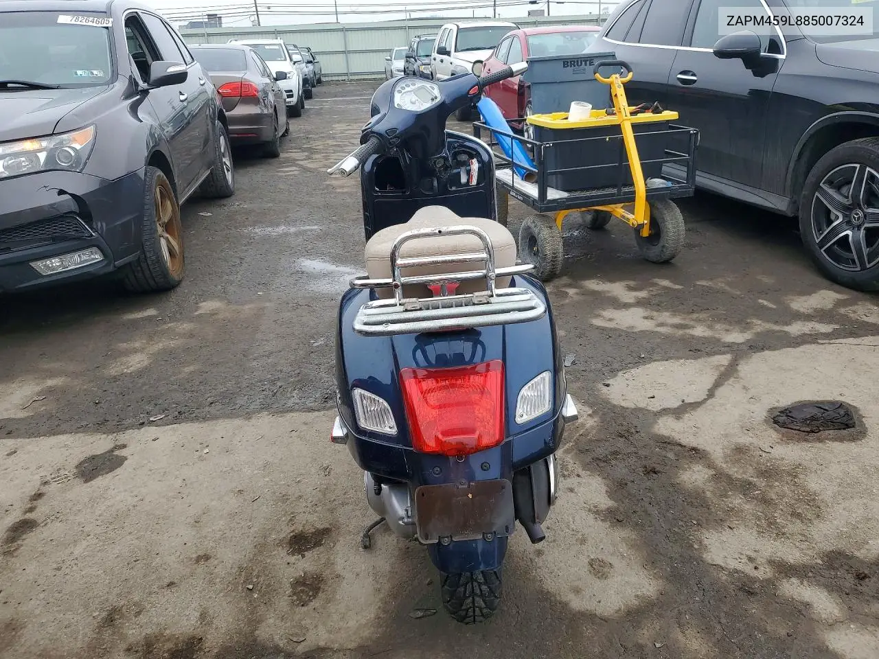 2008 Vespa Gts 250 VIN: ZAPM459L885007324 Lot: 73222985