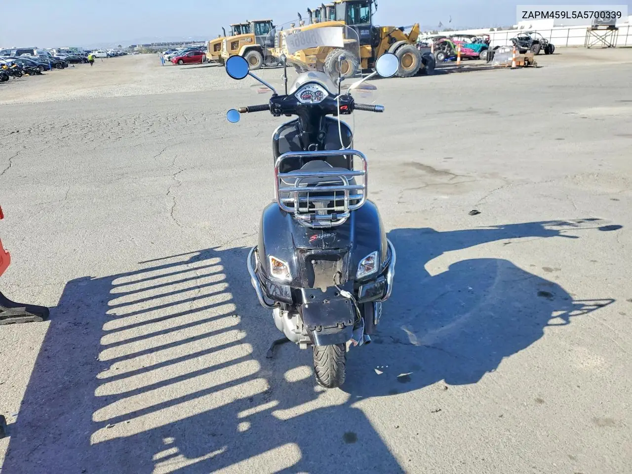2010 Vespa Gts 300 Super VIN: ZAPM459L5A5700339 Lot: 56786886