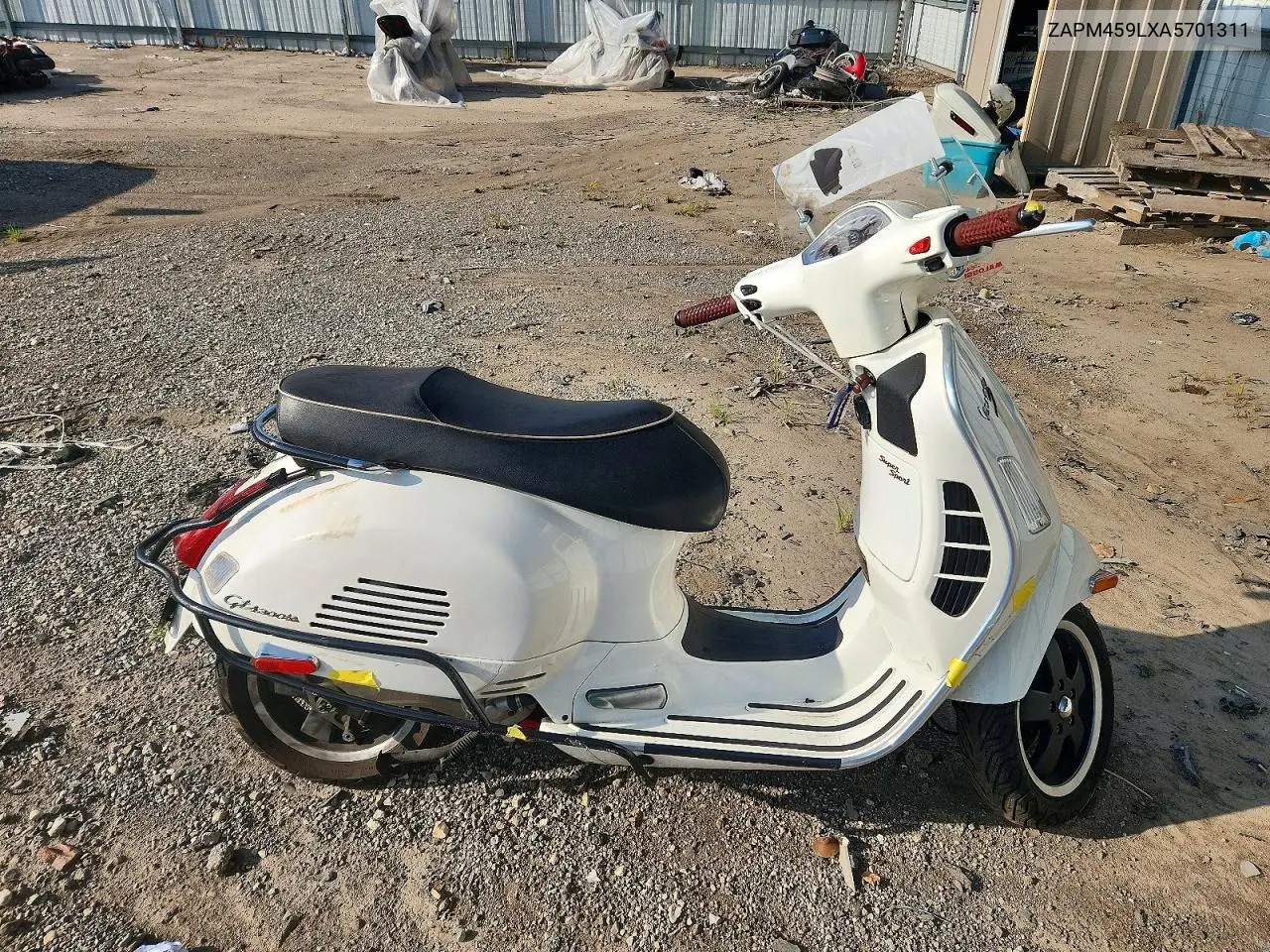 2010 Vespa Gts 300 Super VIN: ZAPM459LXA5701311 Lot: 60458776