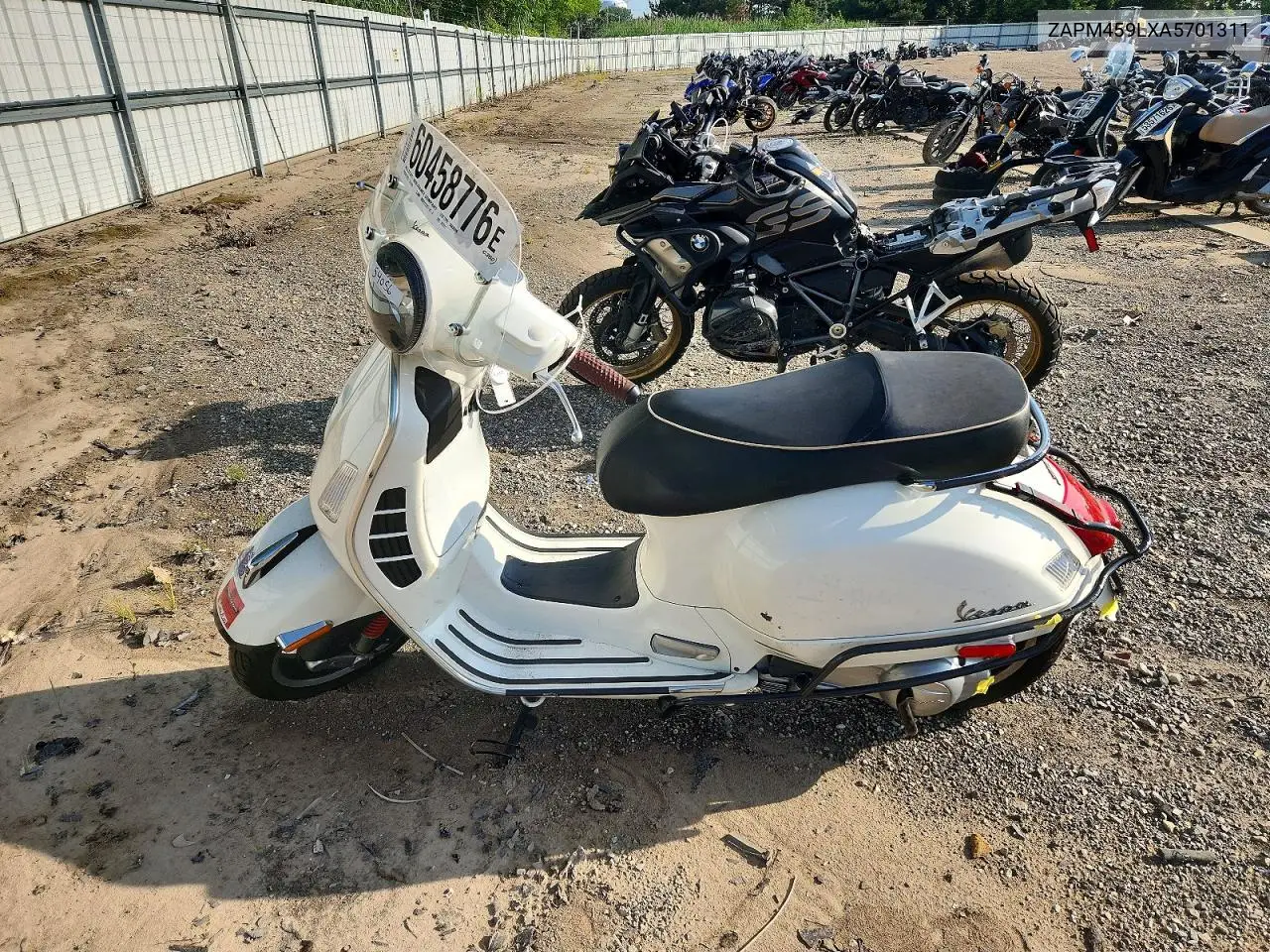 2010 Vespa Gts 300 Super VIN: ZAPM459LXA5701311 Lot: 60458776
