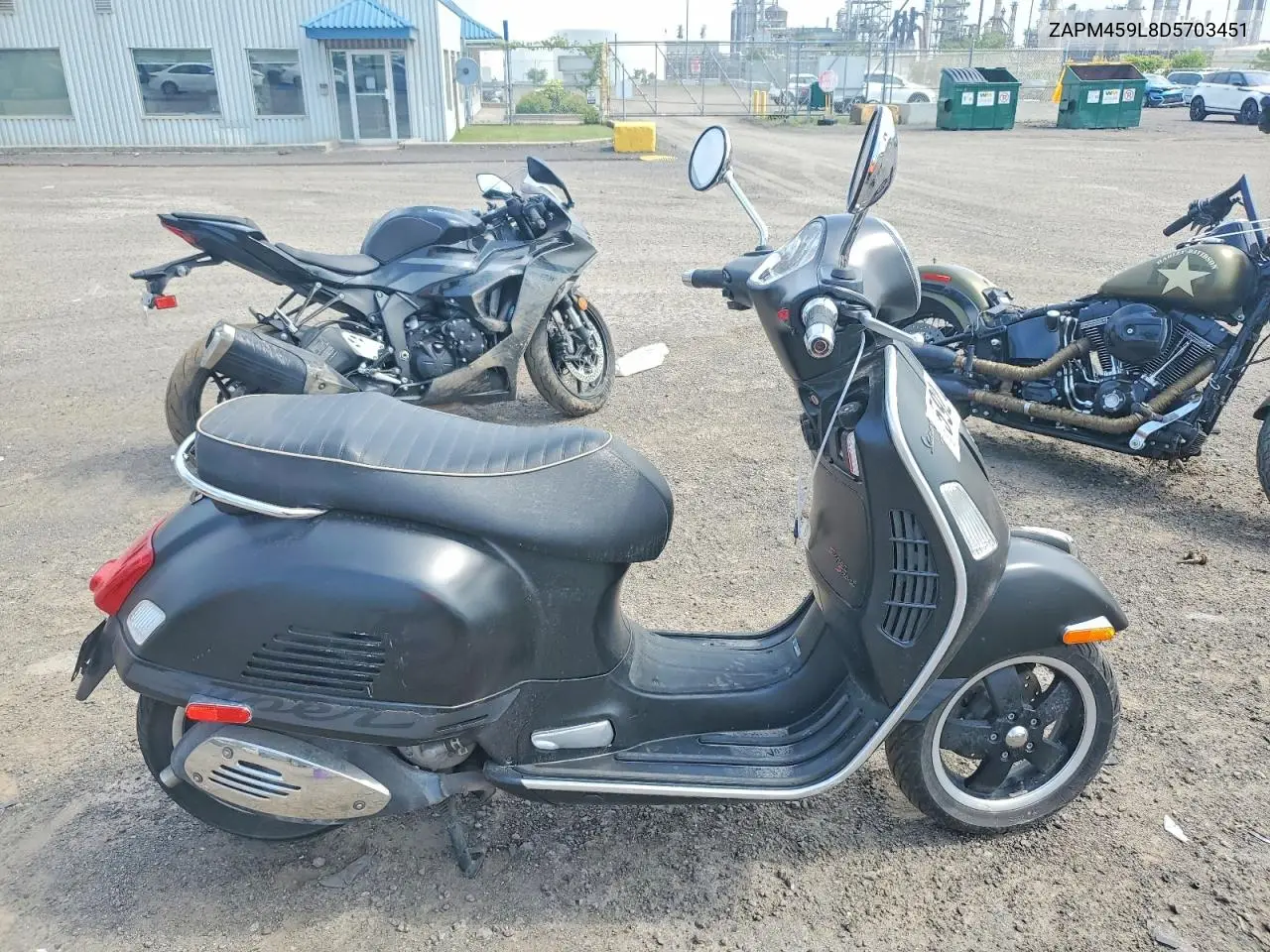 2013 Vespa Gts 300 Super VIN: ZAPM459L8D5703451 Lot: 59247396