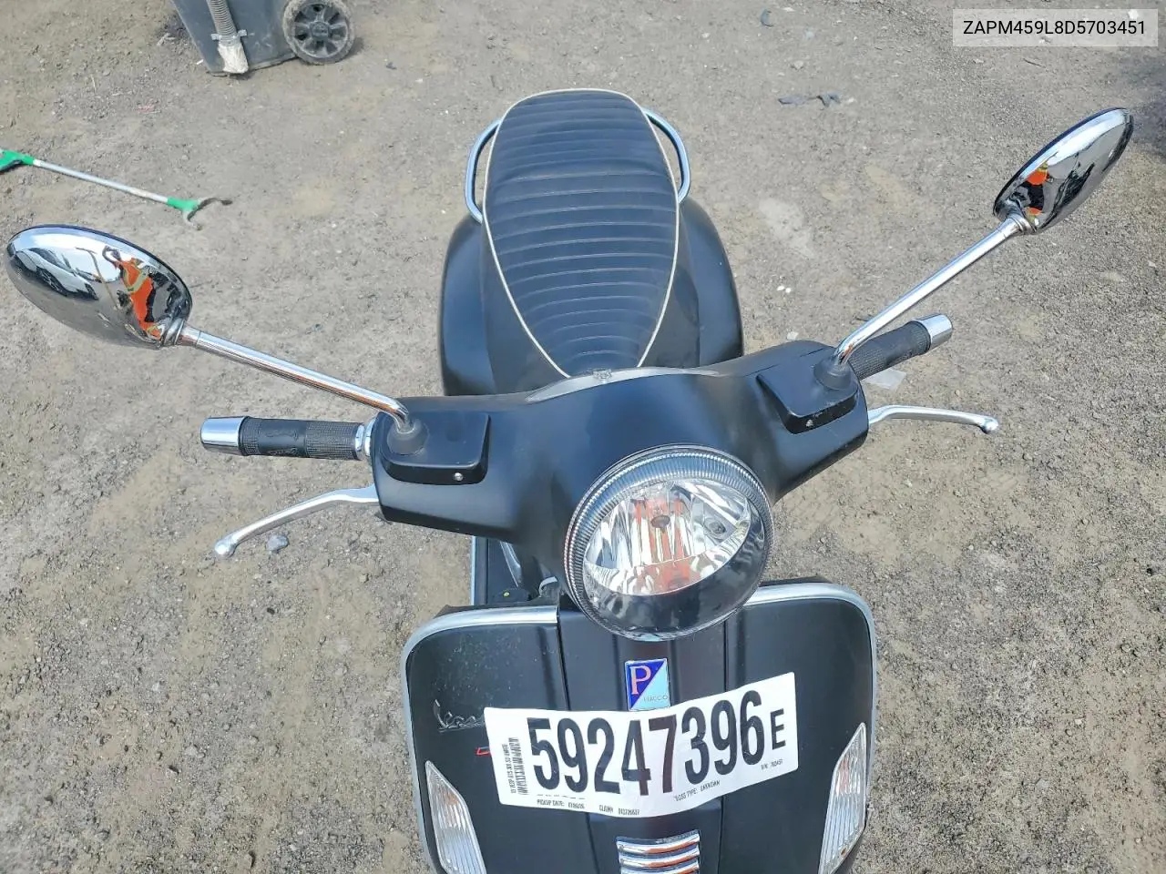 2013 Vespa Gts 300 Super VIN: ZAPM459L8D5703451 Lot: 59247396