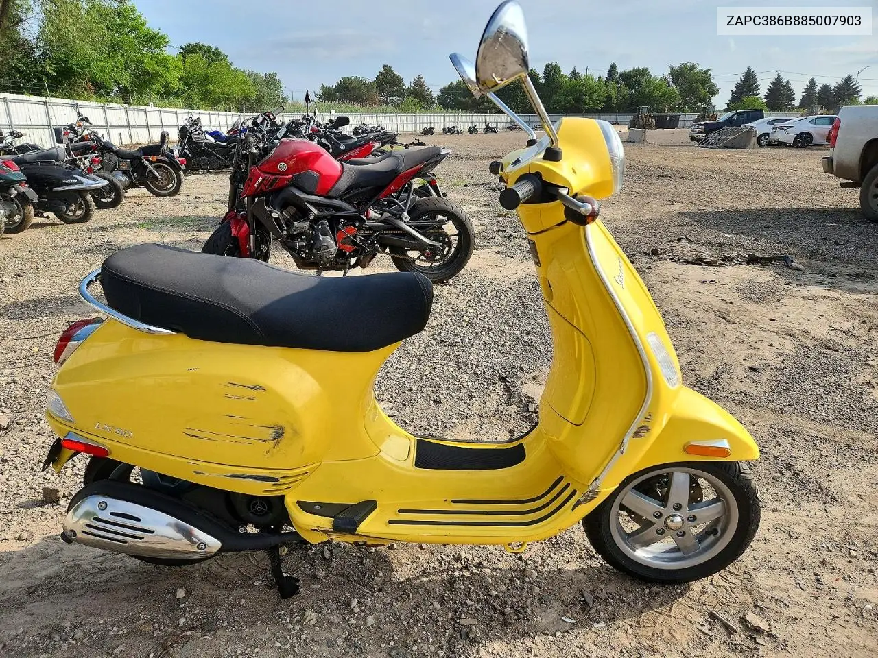 2008 Vespa Lx 50 VIN: ZAPC386B885007903 Lot: 59005606