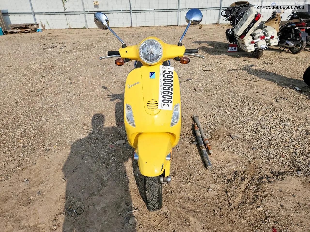 2008 Vespa Lx 50 VIN: ZAPC386B885007903 Lot: 59005606