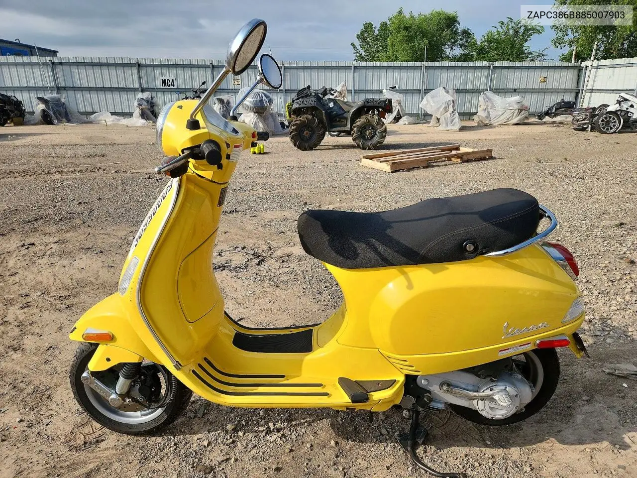 2008 Vespa Lx 50 VIN: ZAPC386B885007903 Lot: 59005606
