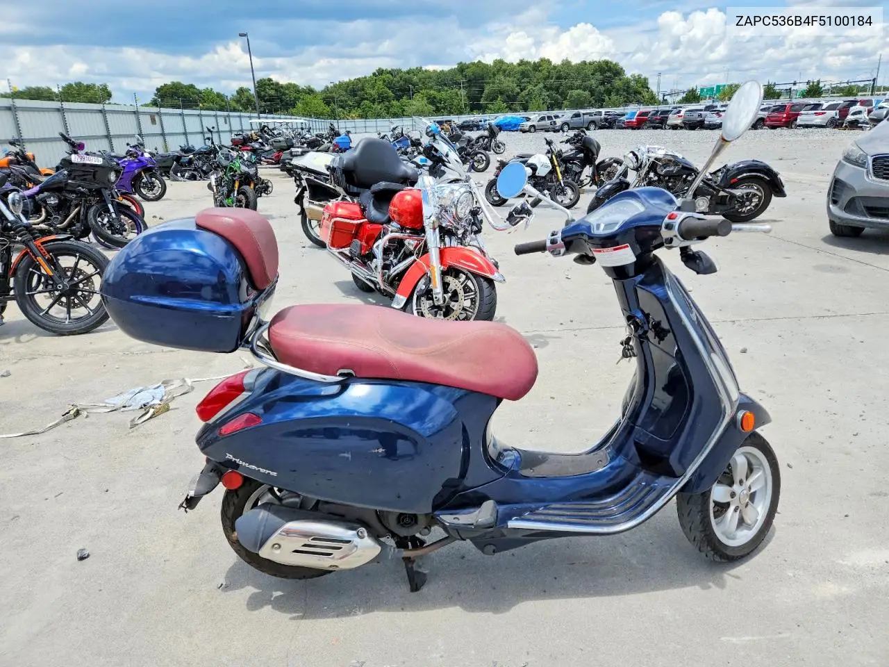 2015 Vespa Primavera 50 4V Ie VIN: ZAPC536B4F5100184 Lot: 60227456