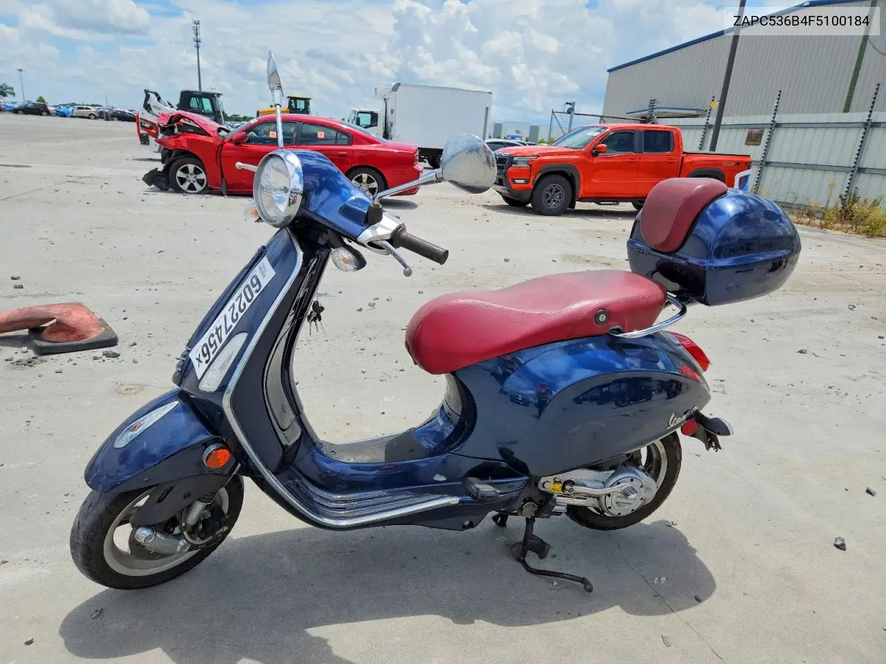 2015 Vespa Primavera 50 4V Ie VIN: ZAPC536B4F5100184 Lot: 60227456