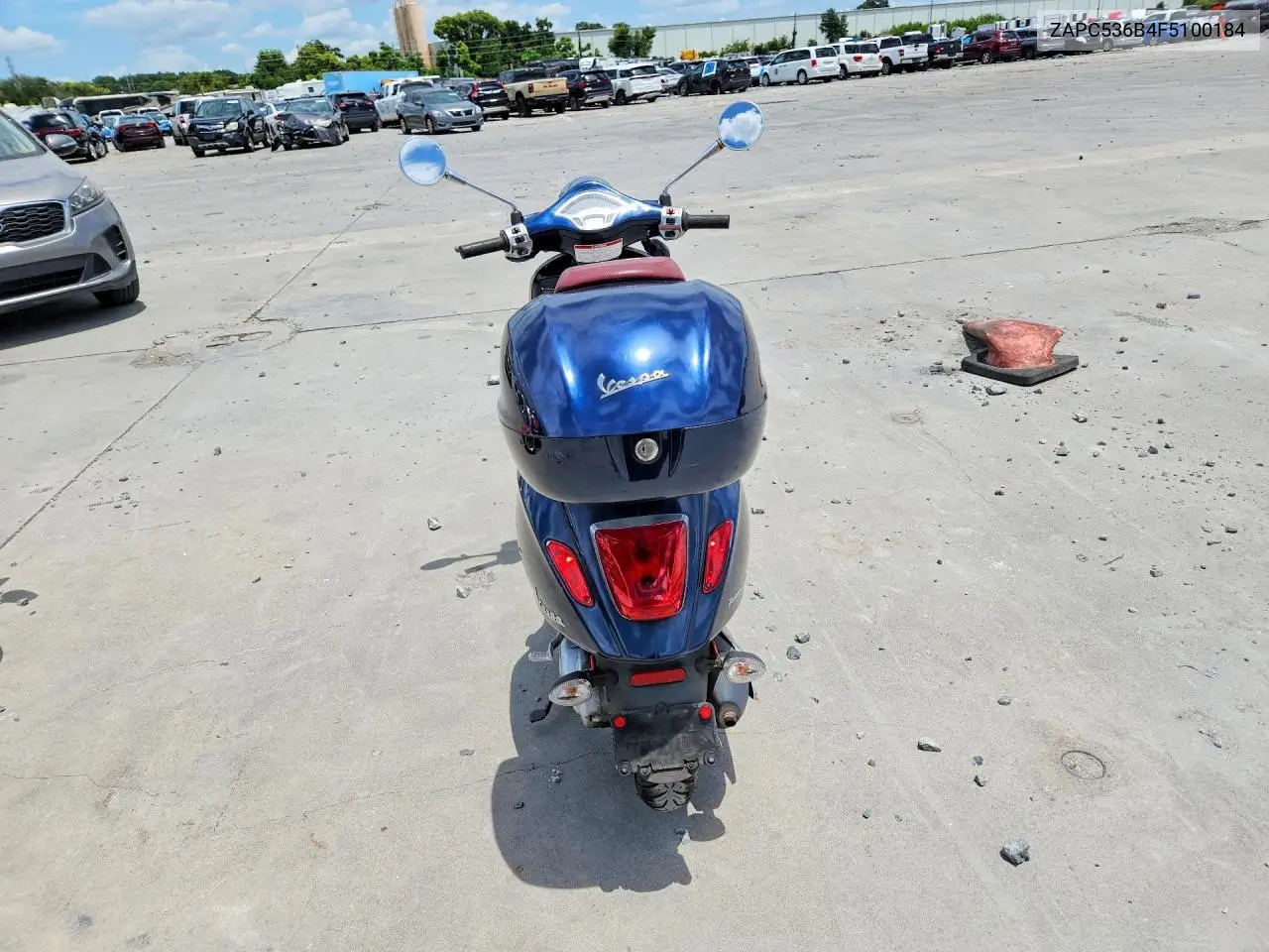 2015 Vespa Primavera 50 4V Ie VIN: ZAPC536B4F5100184 Lot: 60227456