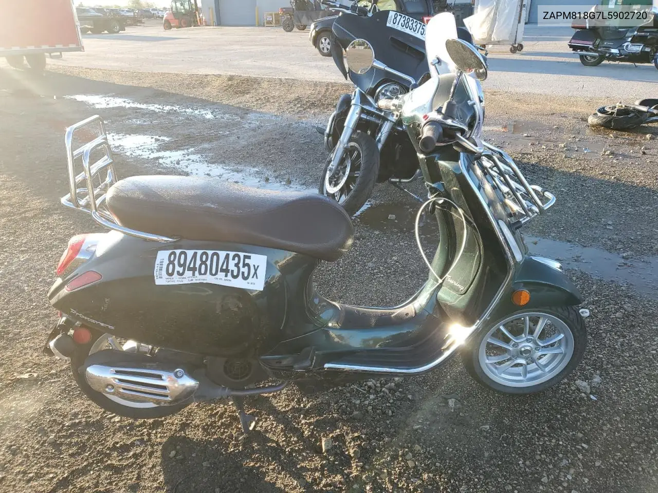 2020 Vespa Primavera VIN: ZAPM818G7L5902720 Lot: 78470245