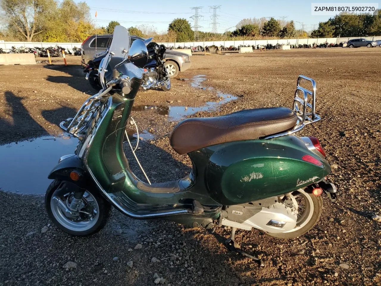 2020 Vespa Primavera VIN: ZAPM818G7L5902720 Lot: 78470245