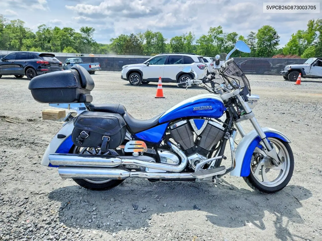2007 Victory Motorcycles Kingpin VIN: 5VPCB26D873003705 Lot: 52736776