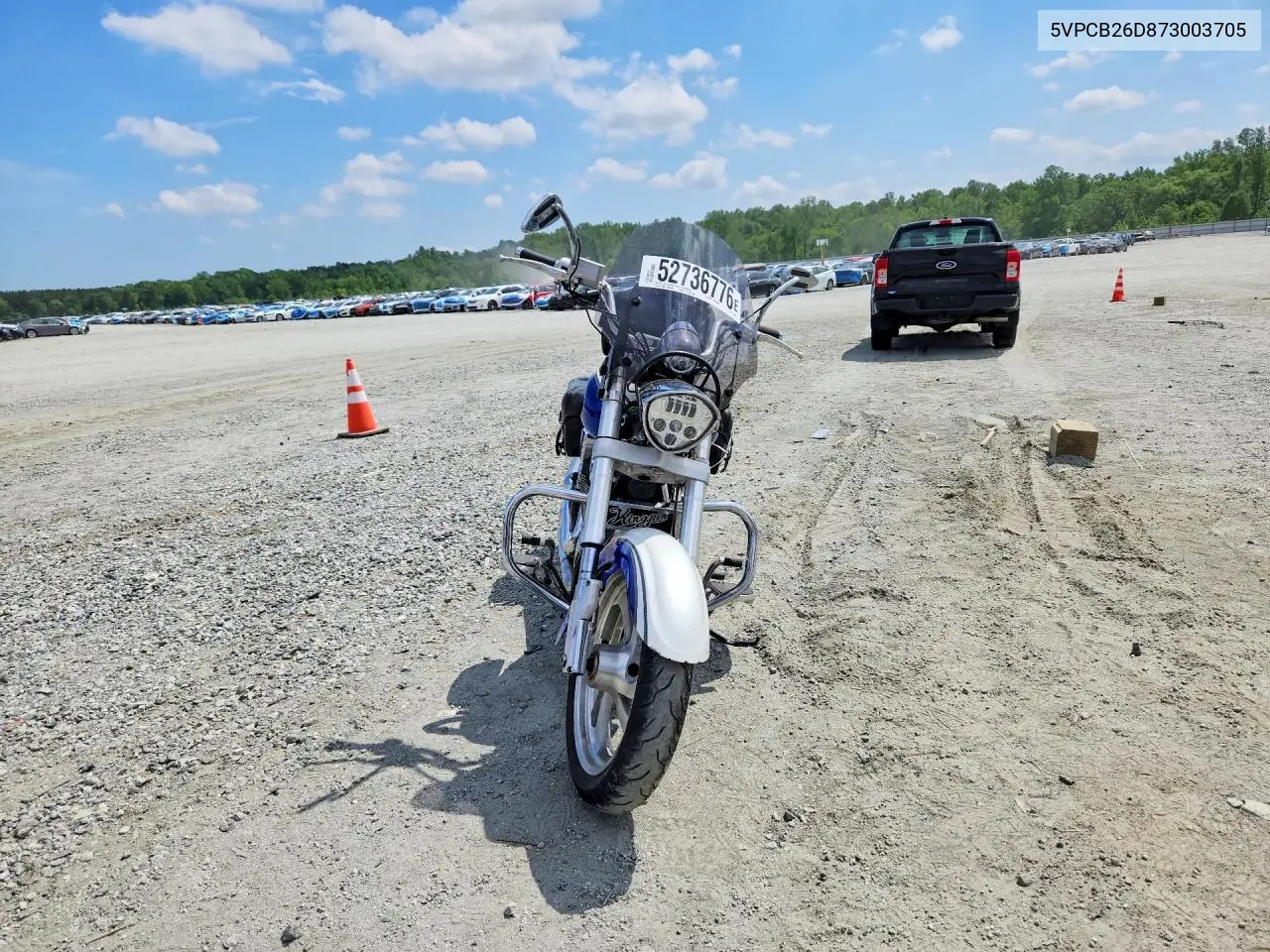 2007 Victory Motorcycles Kingpin VIN: 5VPCB26D873003705 Lot: 52736776