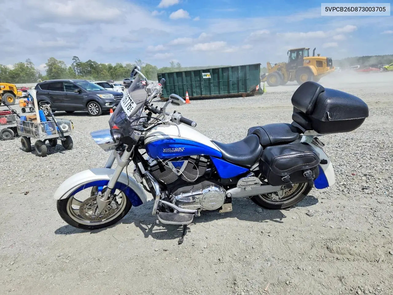 2007 Victory Motorcycles Kingpin VIN: 5VPCB26D873003705 Lot: 52736776
