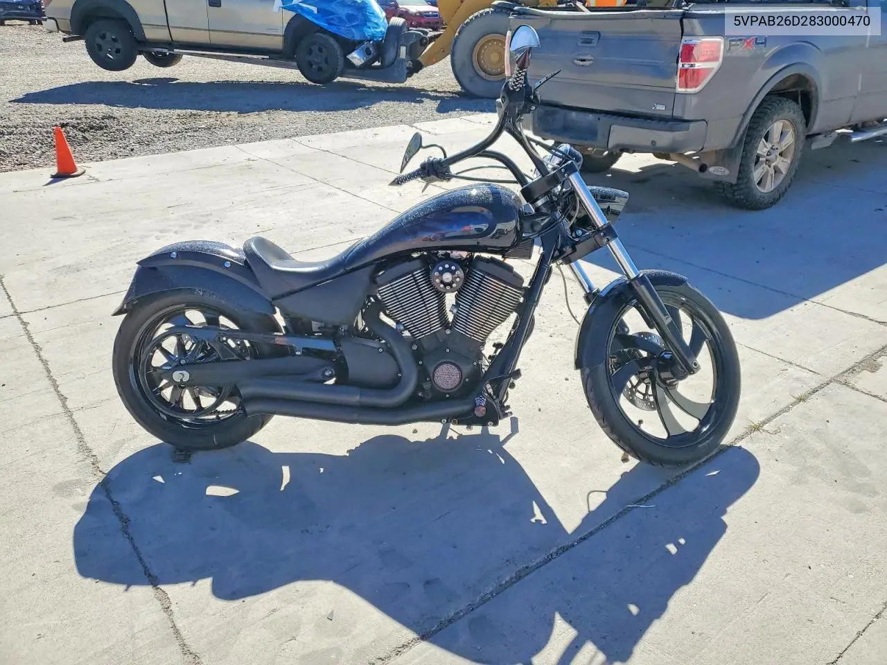 2008 Victory Motorcycles Vegas 8-Ball VIN: 5VPAB26D283000470 Lot: 53567836