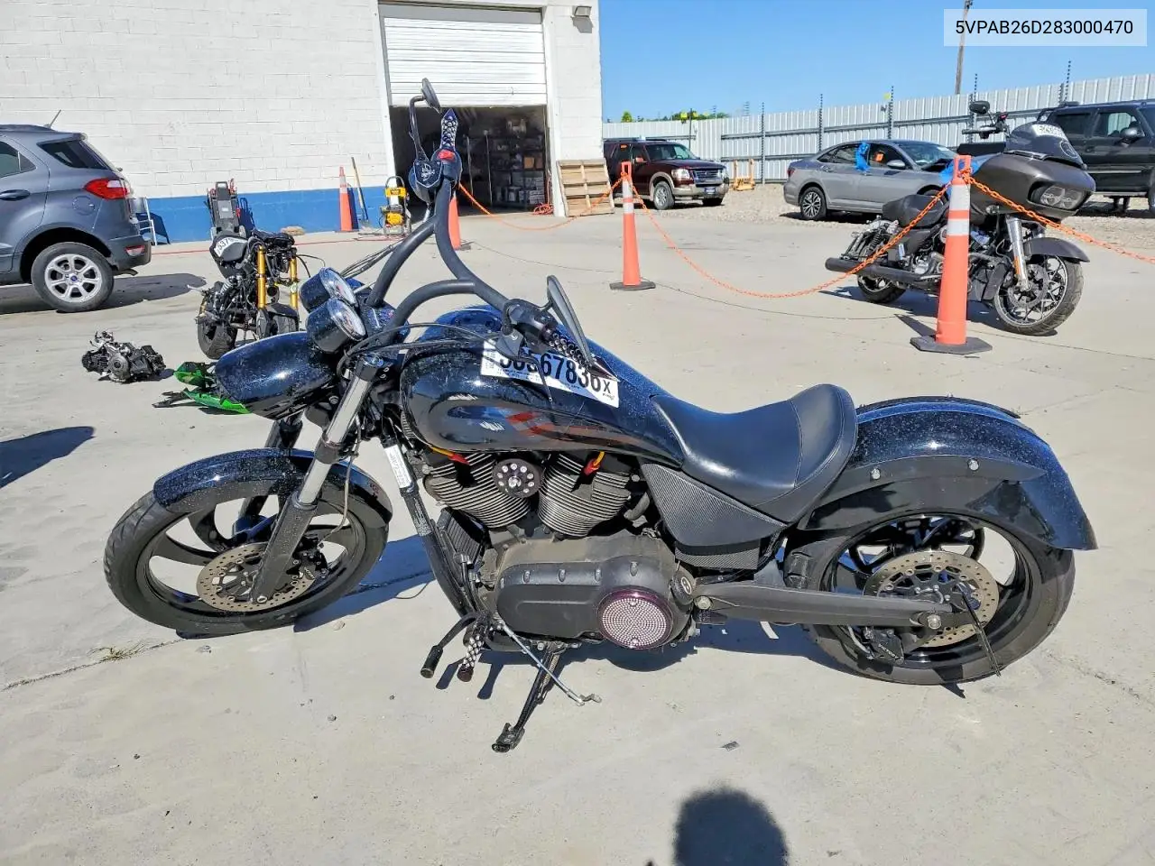 2008 Victory Motorcycles Vegas 8-Ball VIN: 5VPAB26D283000470 Lot: 53567836