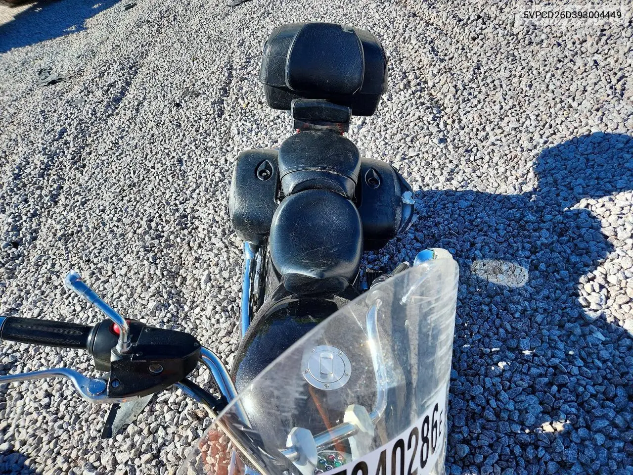 2009 Victory Motorcycles Kingpin Touring VIN: 5VPCD26D393004449 Lot: 57840286