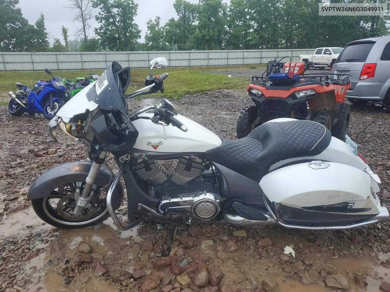 2016 Victory Motorcycles Cross Country Tour VIN: 5VPTW36N6G3049911 Lot: 57415306