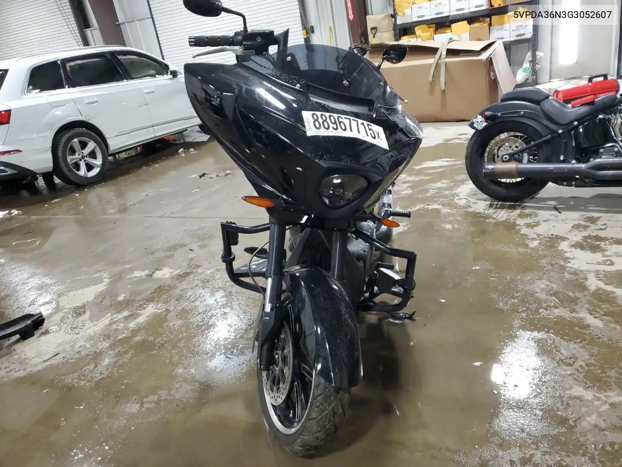 2016 Victory Motorcycles Cross Country 8-Ball VIN: 5VPDA36N3G3052607 Lot: 78959075