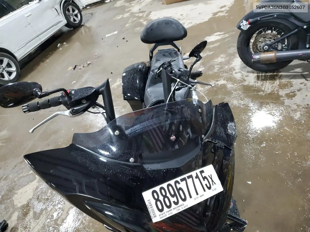 2016 Victory Motorcycles Cross Country 8-Ball VIN: 5VPDA36N3G3052607 Lot: 78959075