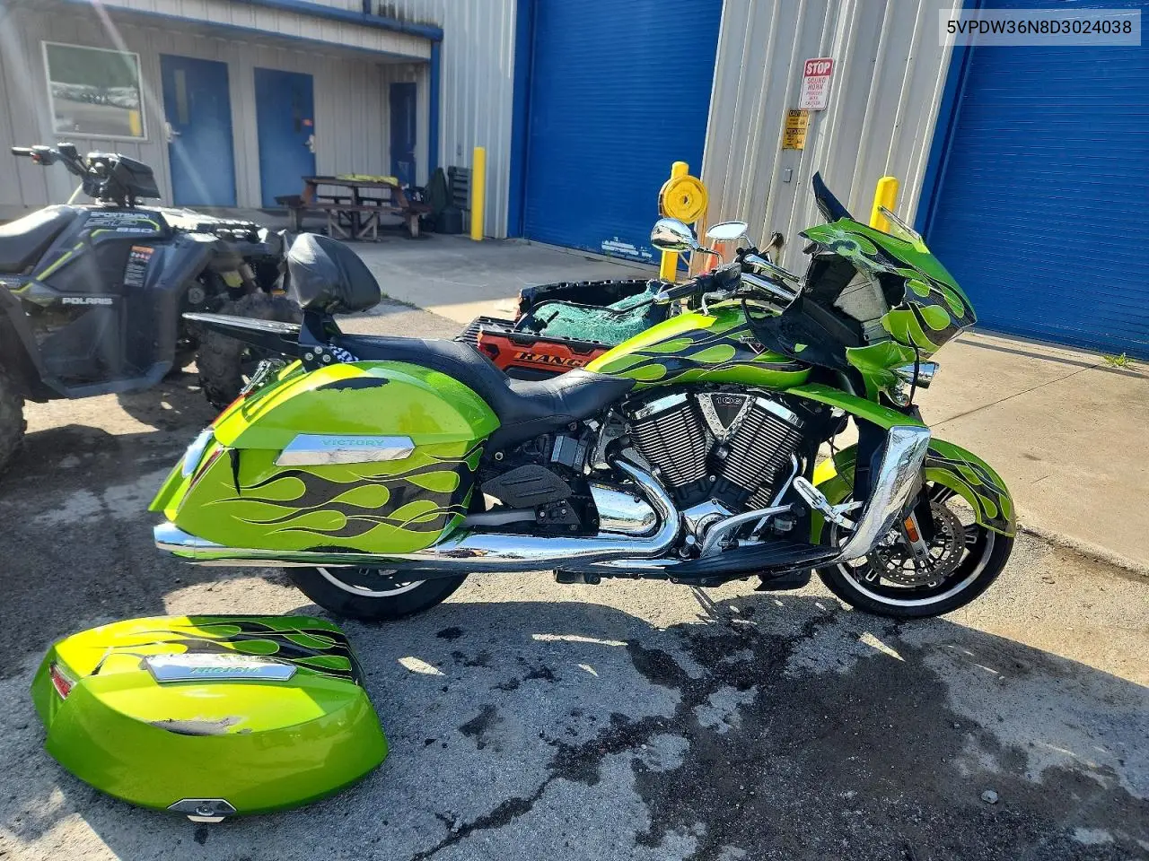 2013 Victory Cross Country VIN: 5VPDW36N8D3024038 Lot: 57676166